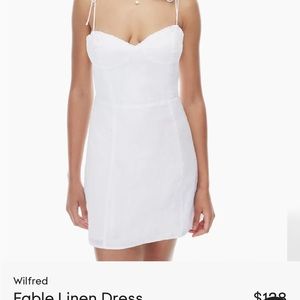 Aritizia Wilfred dress - White - NWOT